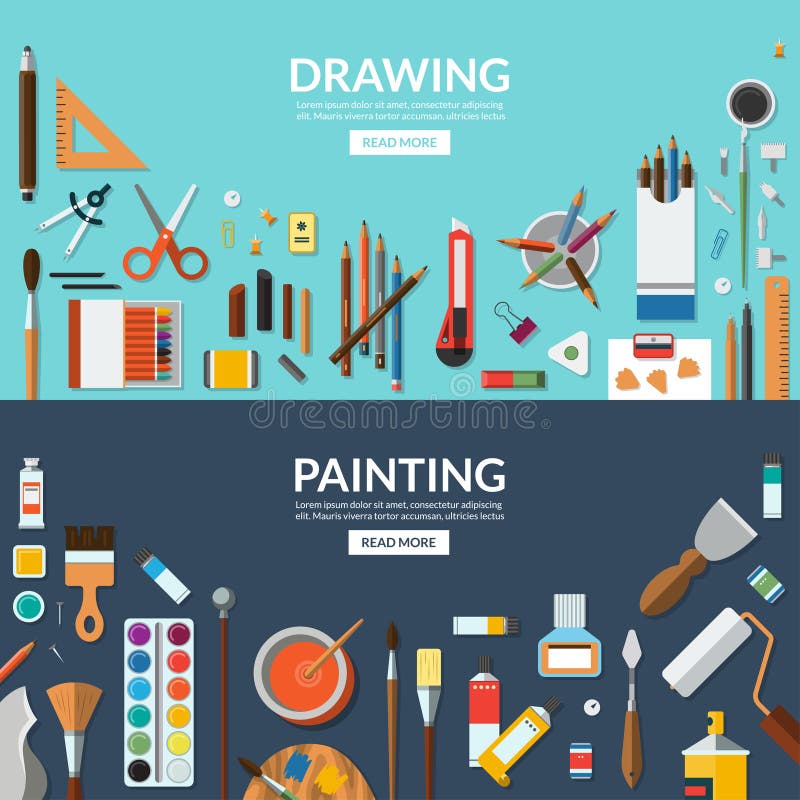 Art Drawing Supplies Stock Illustrations – 26,713 Art Drawing Supplies  Stock Illustrations, Vectors & Clipart - Dreamstime