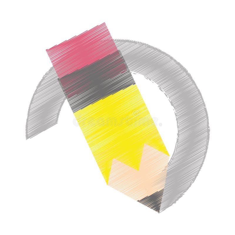 Drawing Pencil Write School Stock Illustration Illustration of