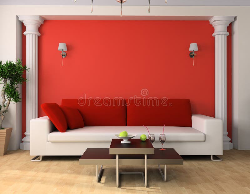 Drawing room royalty free illustration