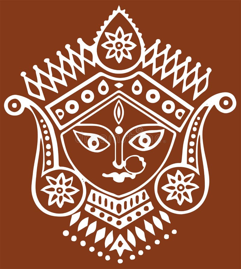 Astha Yadav | Outline Of Durga Maa Drawing 🙏🌺.. #durga #durgapuja  #navratri #devi #jaimatadi #durgamaa #maa #maadurga #india #mahakali  #kolkata ... | Instagram