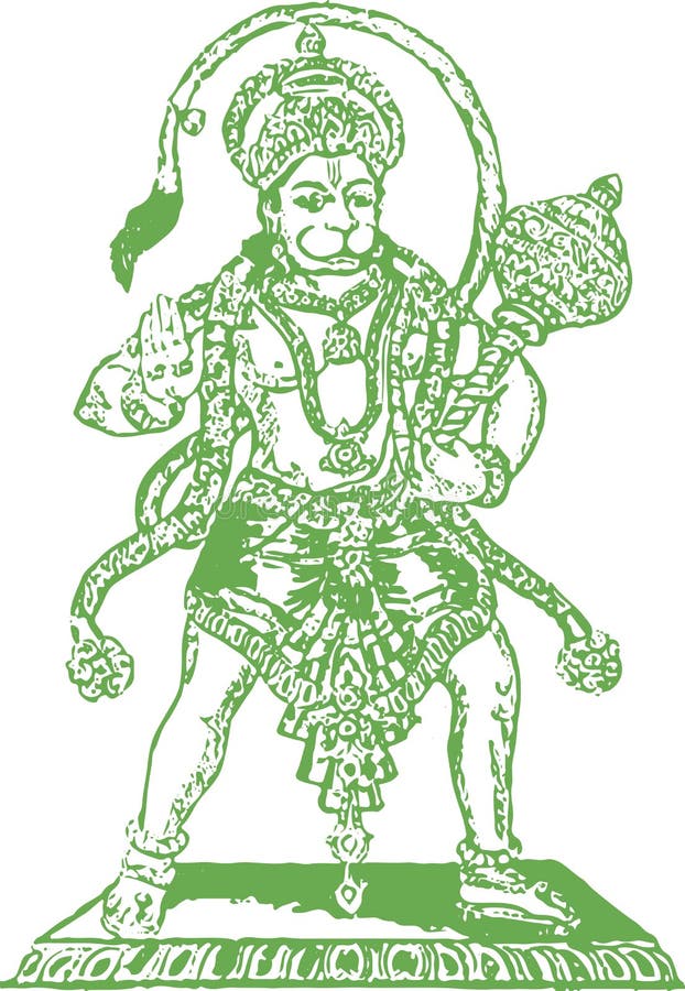 Hanuman Art Print — Divyakala - Art Inspired by the Divine