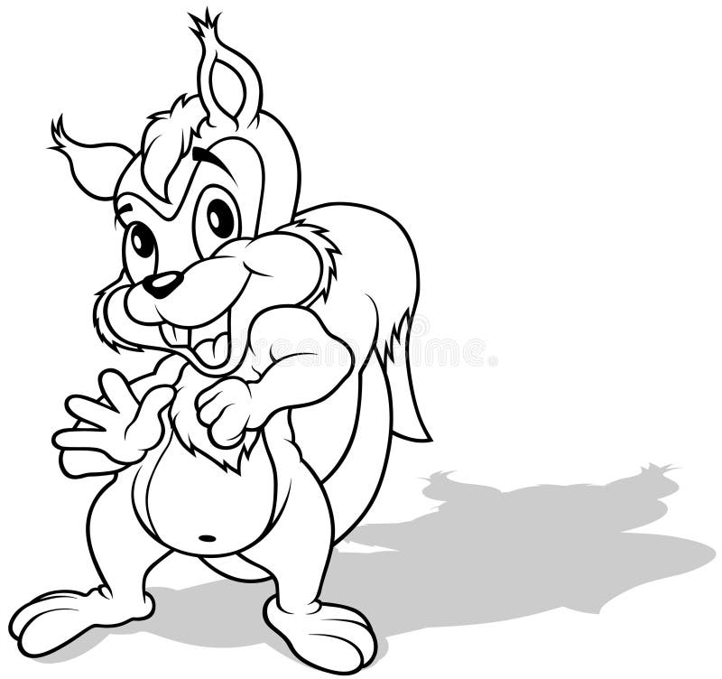 Dancing Squirrel Cartoon Stock Illustrations 130 Dancing Squirrel