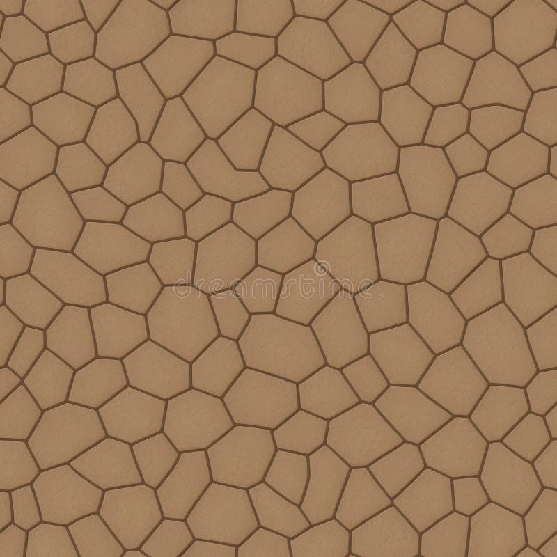 Drawing of Stone Texture Hand Painted Seamless Stock Illustration