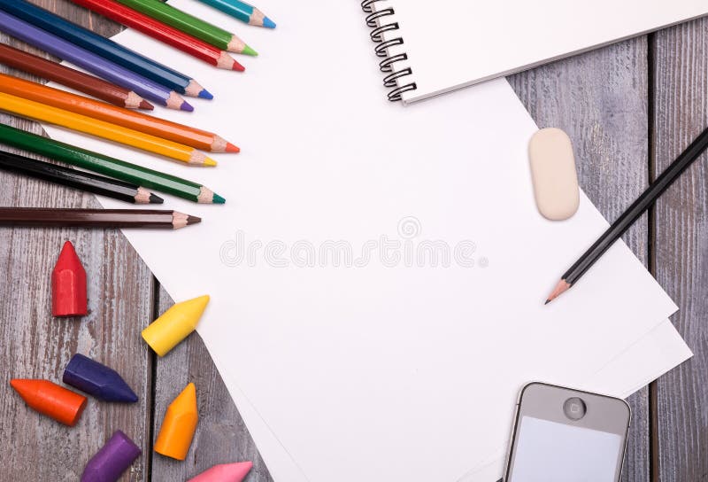 Drawing tools stock image. Image of colorful, arts, craft 51077649