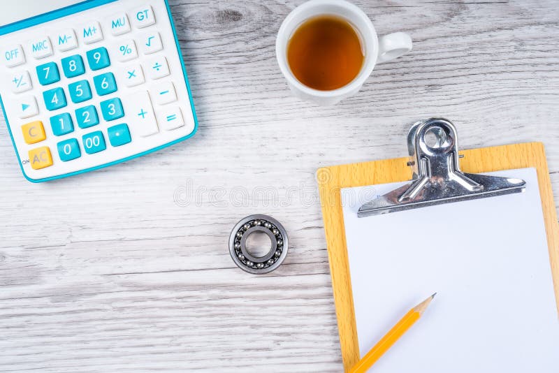 Drawing and various details royalty free stock photo