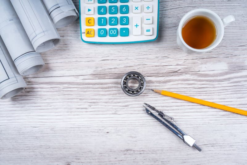 Drawing and various details royalty free stock photography