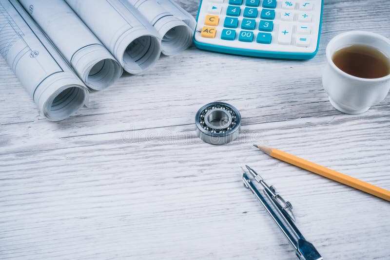 Drawing and various details royalty free stock photography