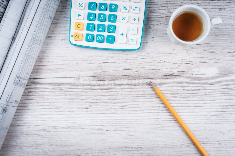 Drawing and various details royalty free stock photos