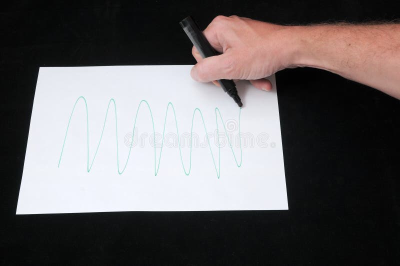 Drawing on a White Paper stock image. Image of copy, hand 31926179