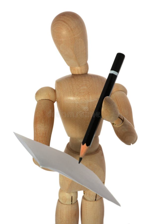 Drawing wood mannequin stock image. Image of mannikin 3794765