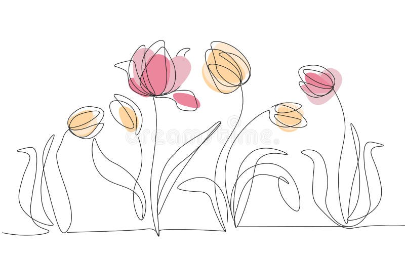 Drawings of flowers