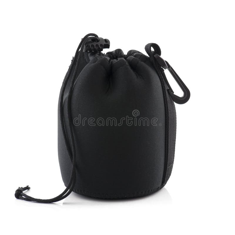 Bag Drawstring Isolated on White Background with Clipping Path Stock ...