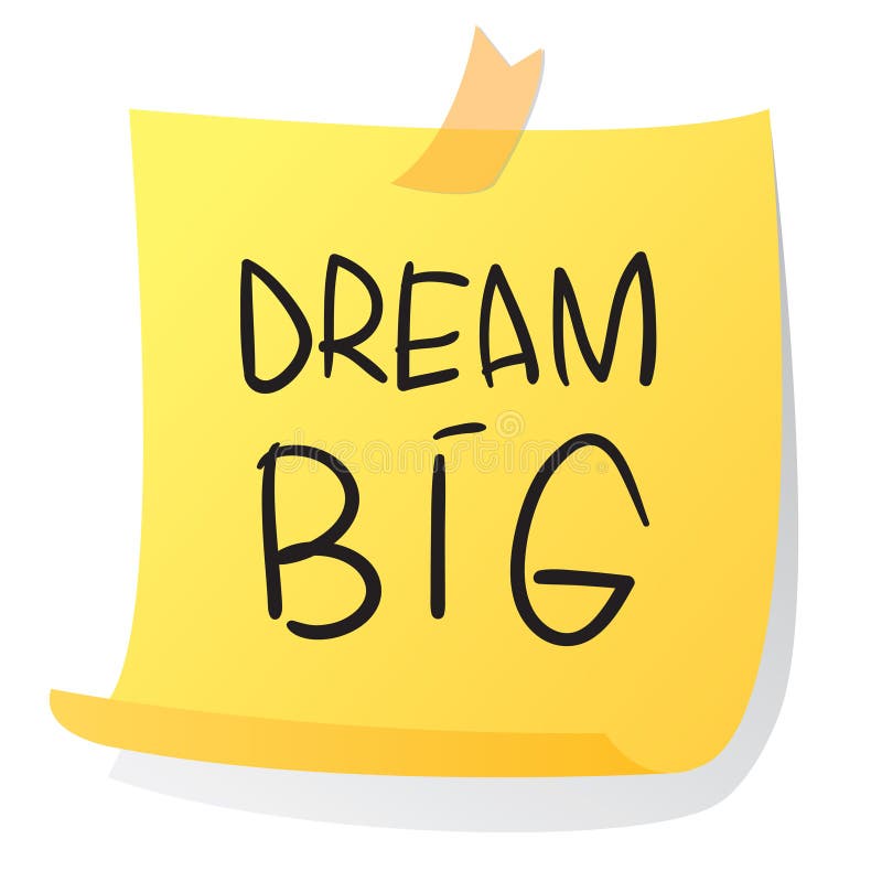 Download Dream Big Stock Vector - Image: 48955730