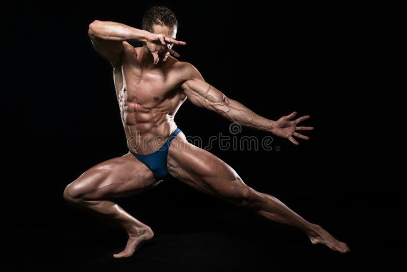 Dream Body On Black Background royalty free stock images