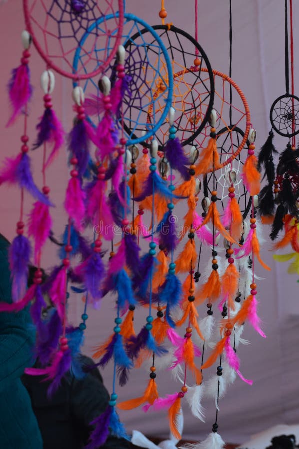 Dream catcher stock image. Image of dreamcatcher, petals 86656581