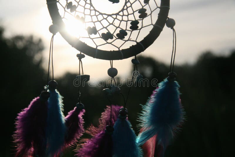 Dream Catcher Native Art Spiritual Craftsmanship. Feathers Native American  Indian, First Nations Handmade, Bohemian, Tribe Western Stock Photo - Image  of canada, indian: 188935352