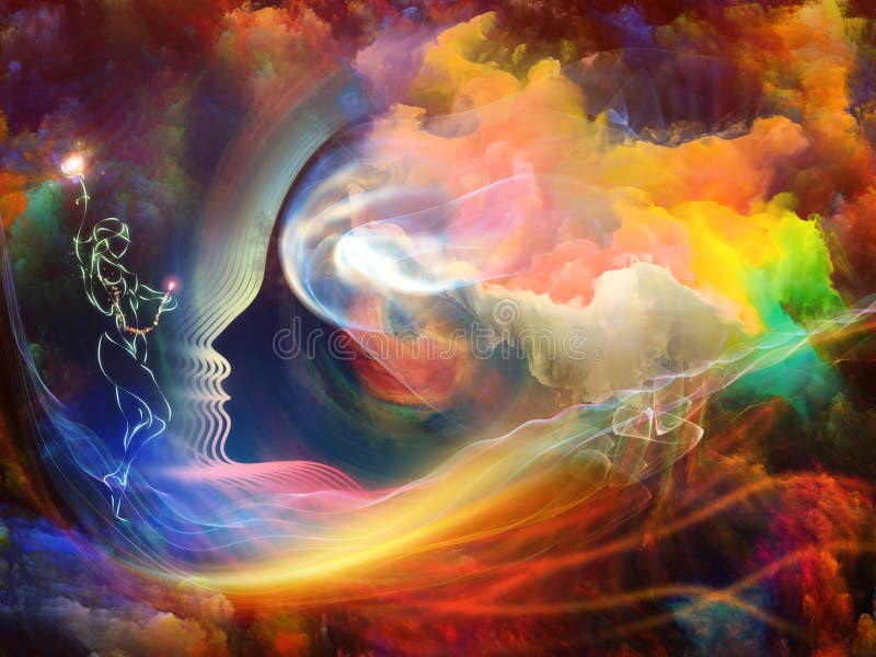 Dream Paths royalty free illustration