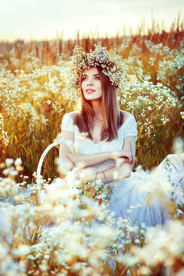 Fairy-tale fiancee stock image. Image of white, beautiful - 13623023