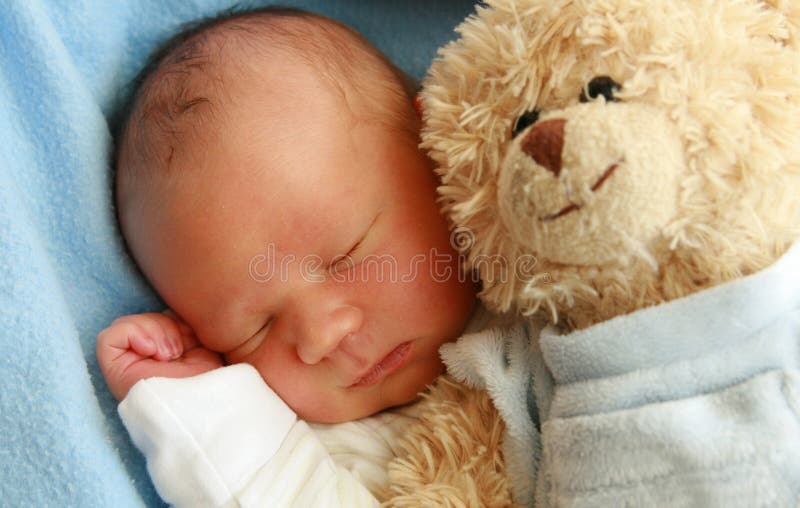 Dreaming newborn baby