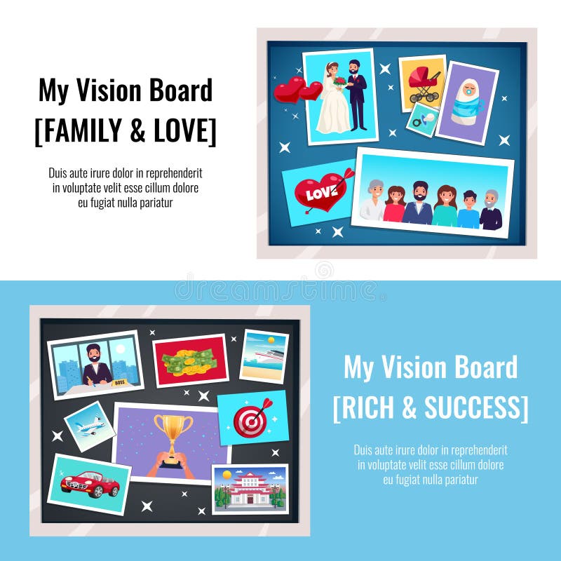 2,700+ Vision Board Stock Illustrations, Royalty-Free Vector