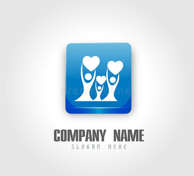 People union team work celebrating happyness family house logo/Love Union happy Heart shaped home house logo. vector illustration People union team work celebrating happyness family house logo/Love Union happy Heart shaped home house logo. vector illustration