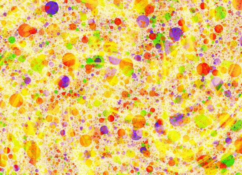 Dreamy Painted Bubbles Backgrounds Stock Illustration Illustration of abstractionism