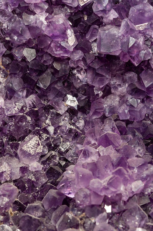 Dreamy Purple Amethyst Crystal Background Stock Image - Image of macro ...