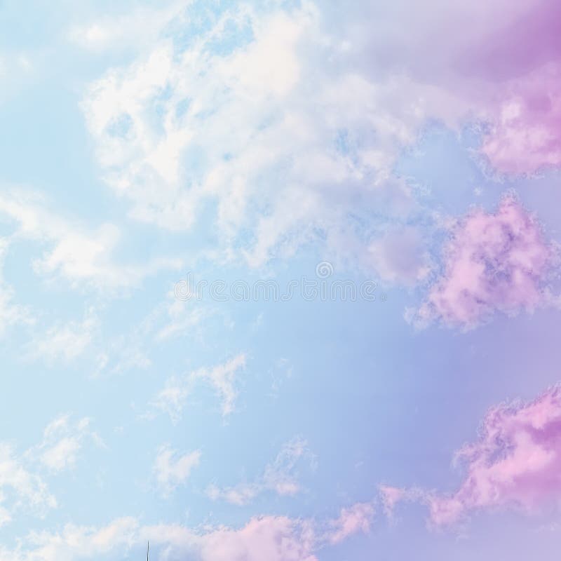Dreamy Surreal Sky As Abstract Art, Fantasy Pastel Colours Background ...