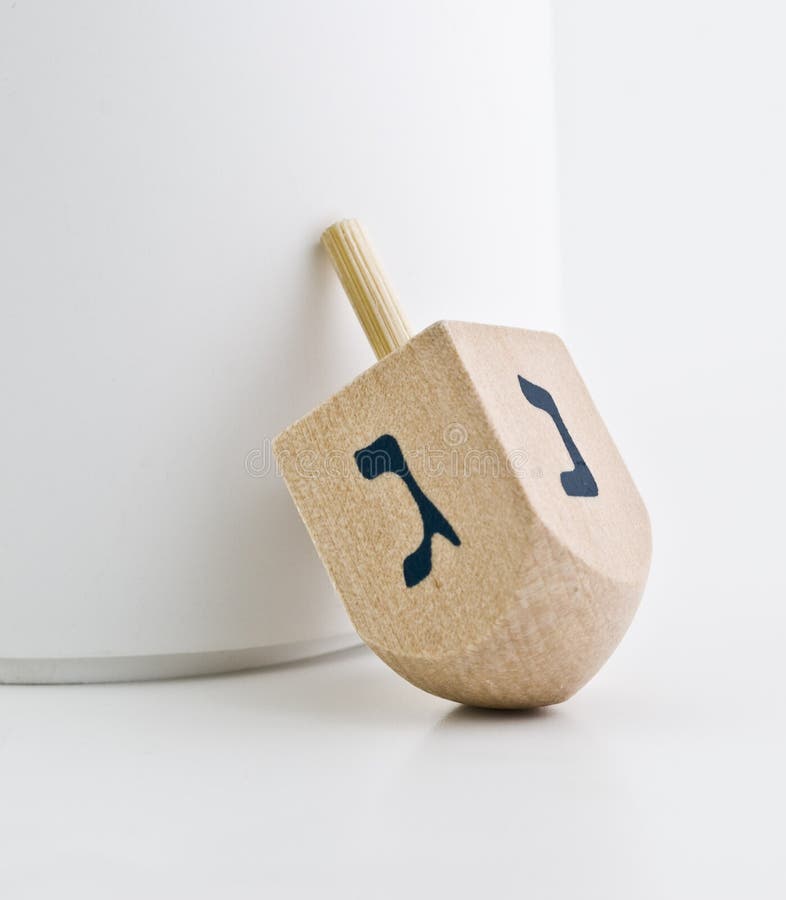 Dreidel de madeira Dreidel de madeira