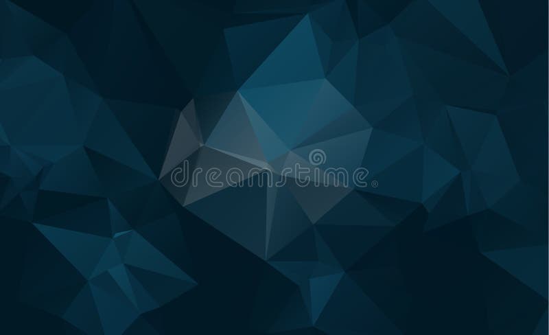 Dreieck-Muster-Hintergrund Polygon des Blaulichts polygonaler niedriger
