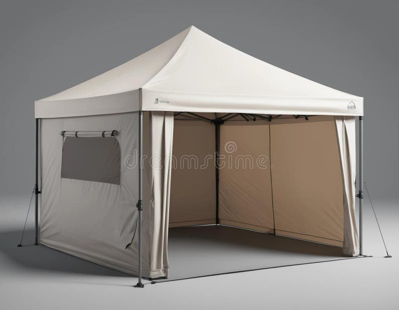 3drendered модель квадратной всплывающей палатки бесплатная иллюстрация