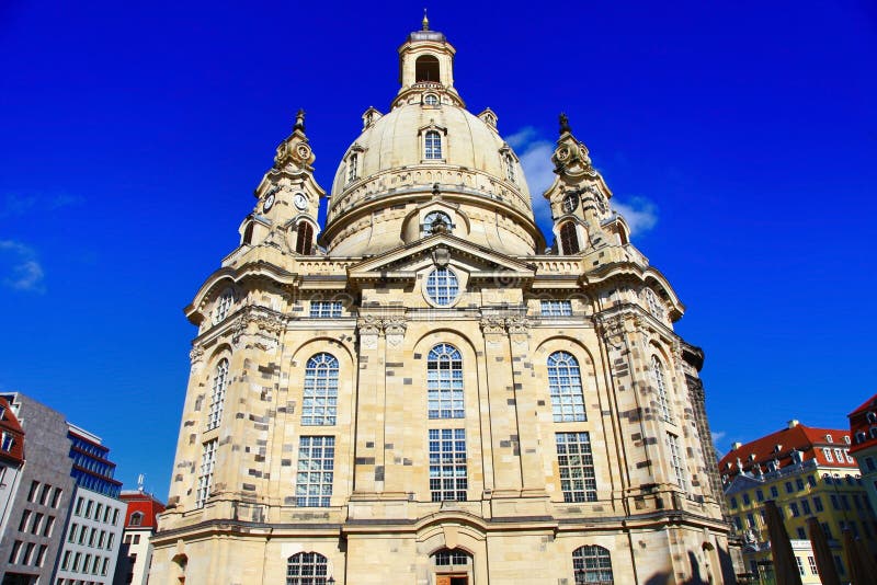Dresden - Tyskland, Frauenkirche domkyrka