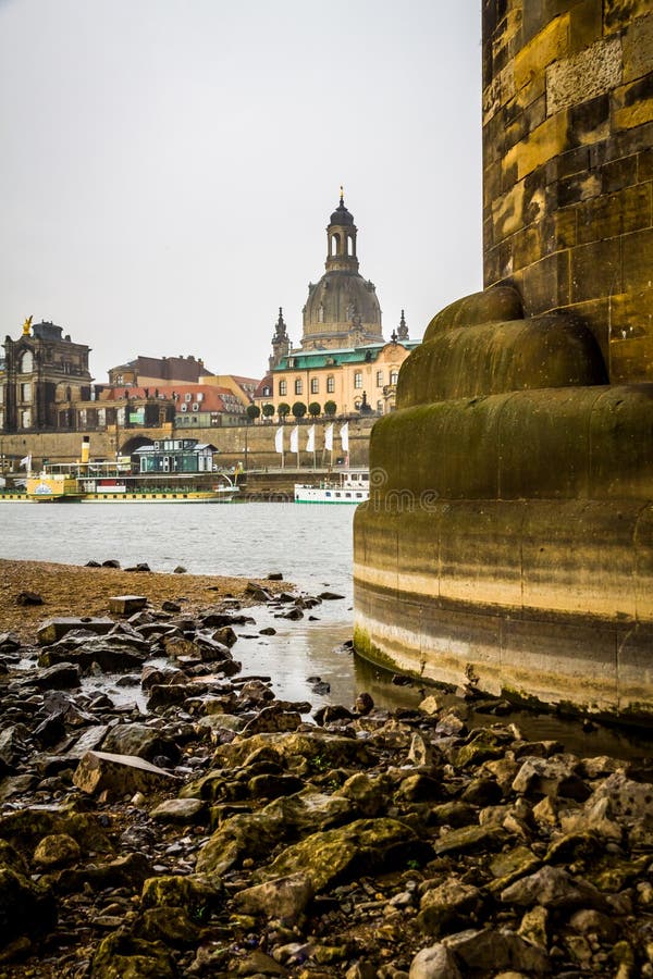 Dresden on water at night stock photo. Image of germantown 9530650