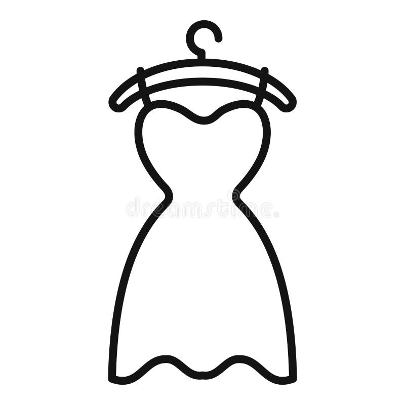 Dry Cleaning Clothes Stack Icon, Outline Style Stock Vector ...
