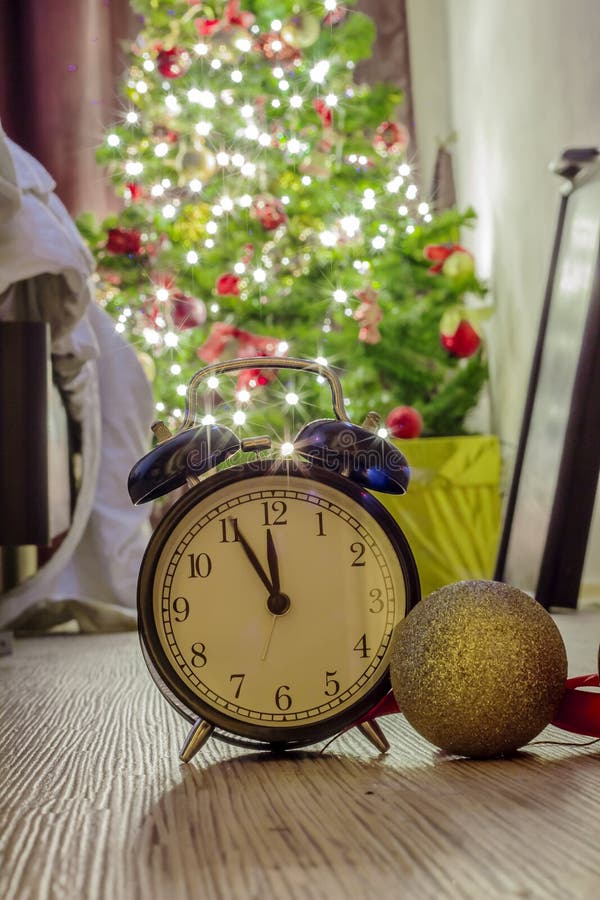 Dressed Christmas tree royalty free stock images