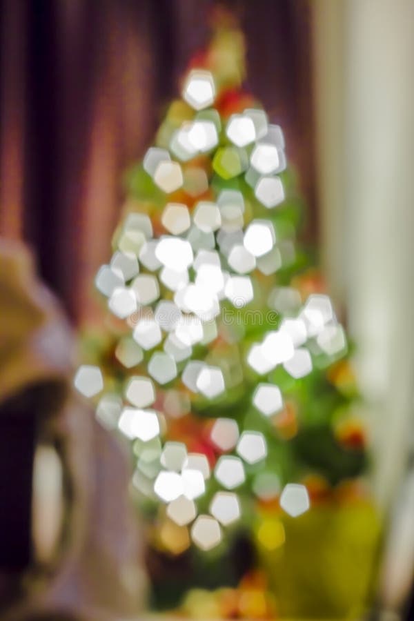 Dressed Christmas tree royalty free stock images