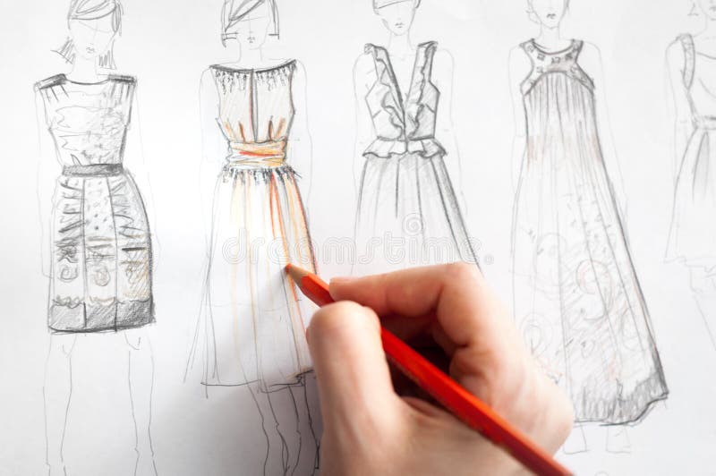 Featured image of post Dress Sketches For Fashion Designing : Fashion drawing for dress design.