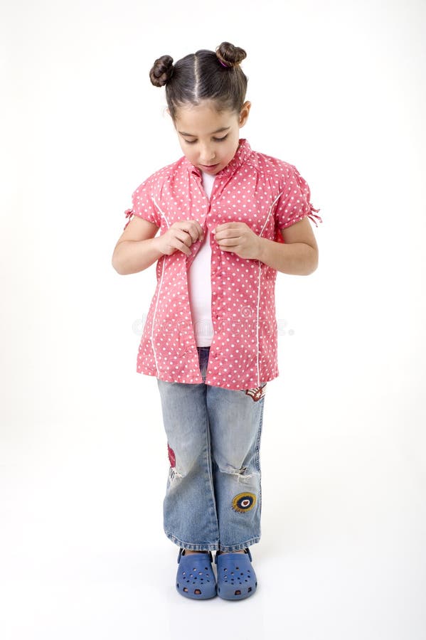 dressingflickabarn royaltyfria bilder dressingflickabarn royaltyfria bilder