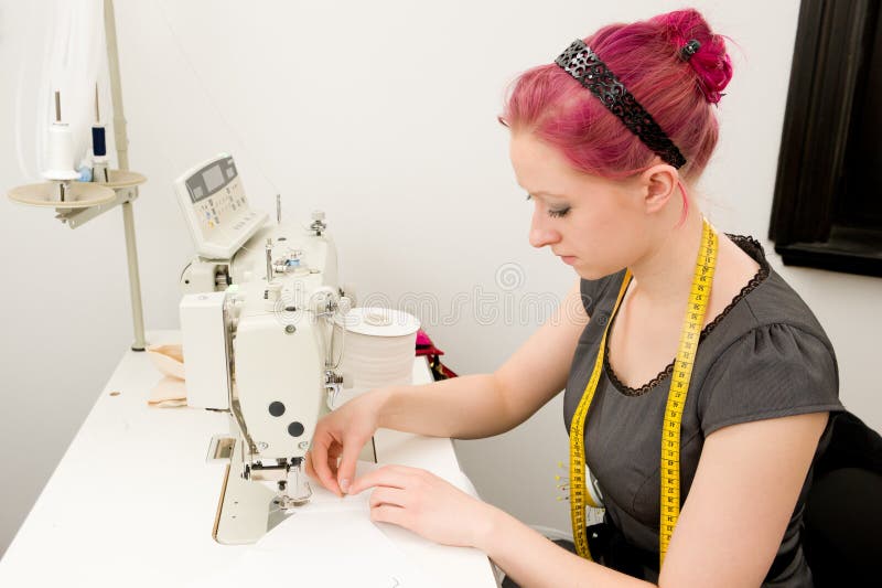 Dressmaker stock photo. Image of adult, studio, dress 24894956