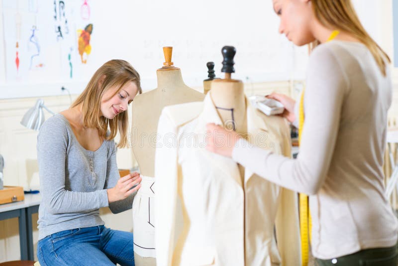 Dressmakers in Training Class Stock Photo - Image of manufacturing ...