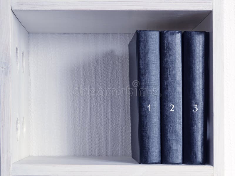 Drie boeken stock afbeelding Drie boeken stock afbeelding