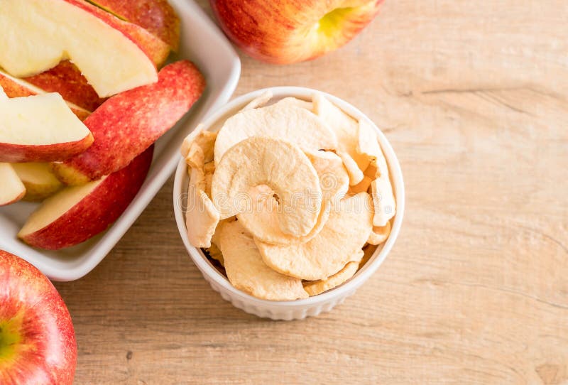Dried apple chips stock photo. Image of healthy, diet 104162664