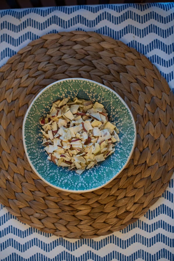 Dried Apple Chips, Healthy Snacks Stock Image Image of tasty