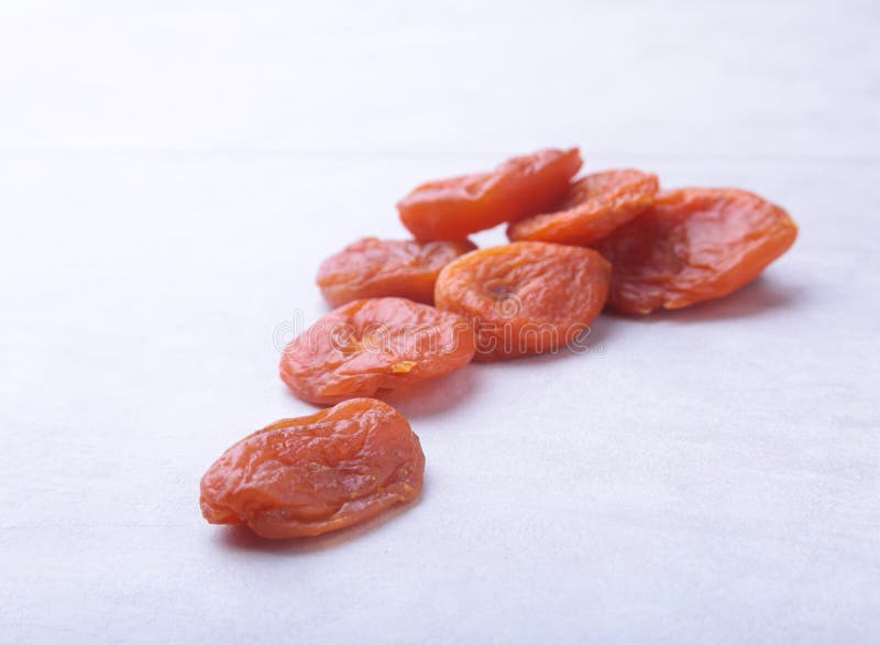 Dried apricots white background. selective focus. stock images Dried apricots white background. selective focus. stock images