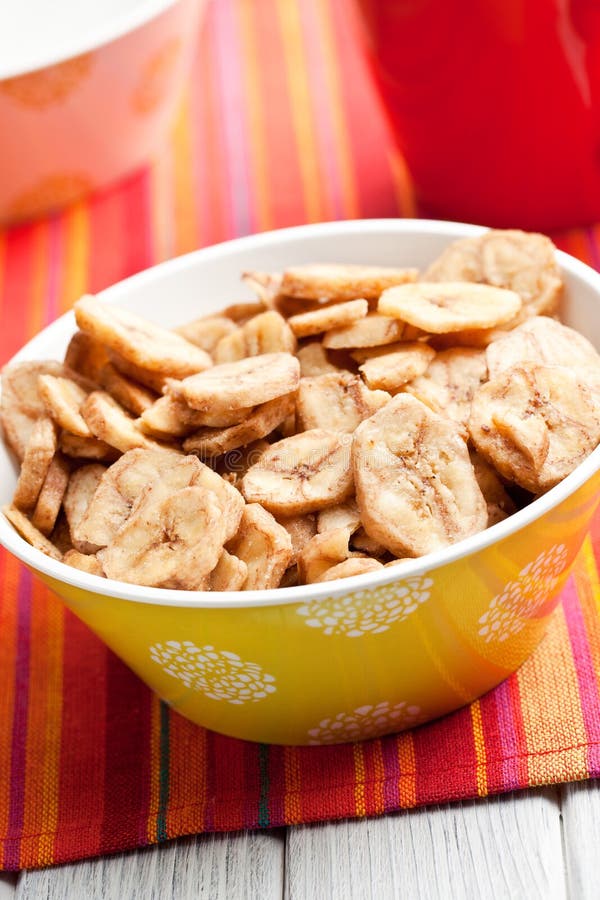 Dried banana chips stock image. Image of produce, eating 27634389