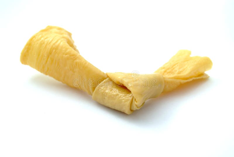 Dried bean curd knots stock image. Image of nutritional 35165527