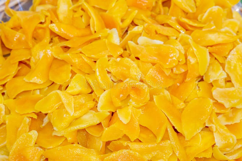 Dried and Candied Exotic Fruit Pineapple Papaya Lemon Orange Stock