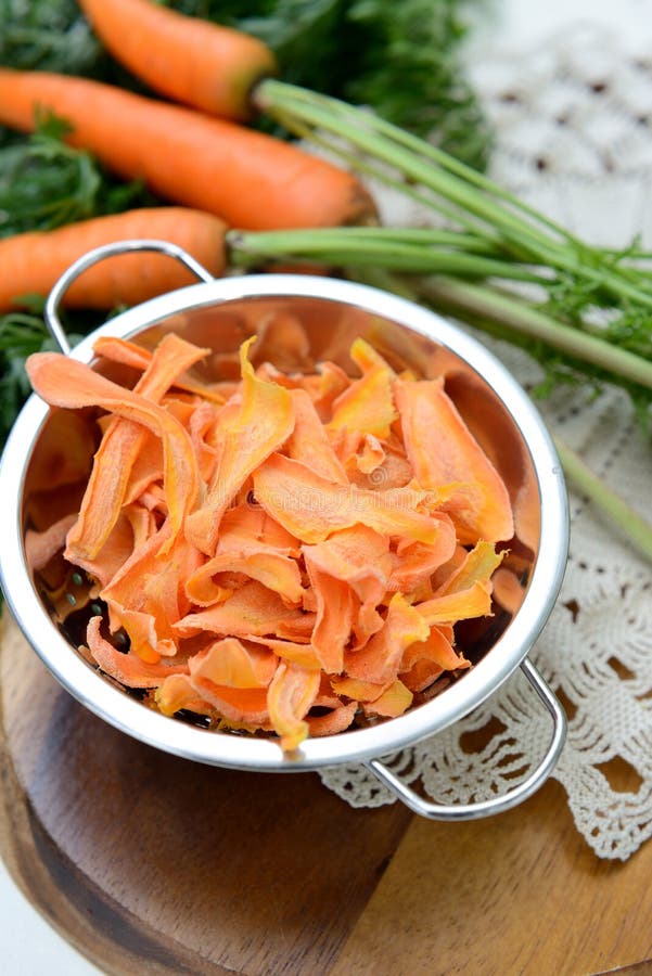 Dried carrots stock image. Image of chip, homemade, heap 75226801