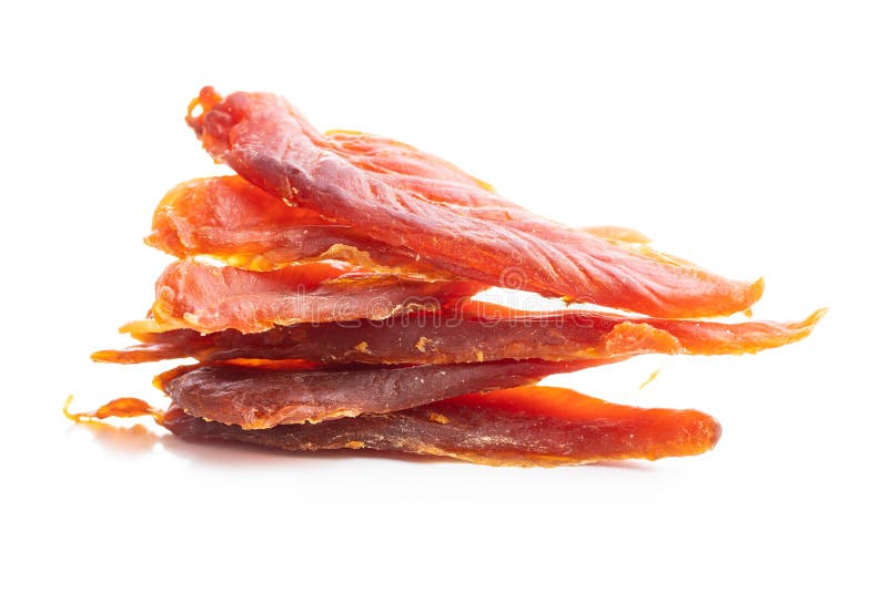 Dried Chicken Meat. Tasty Jerky Meat Stock Image Image of organic