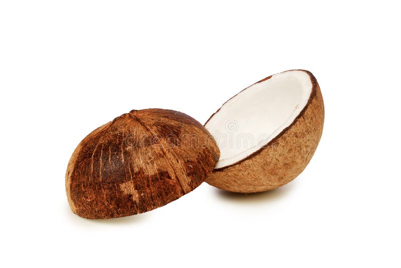 Dried Coconut.with Clipping Path. Stock Photo Image of copra, healthy